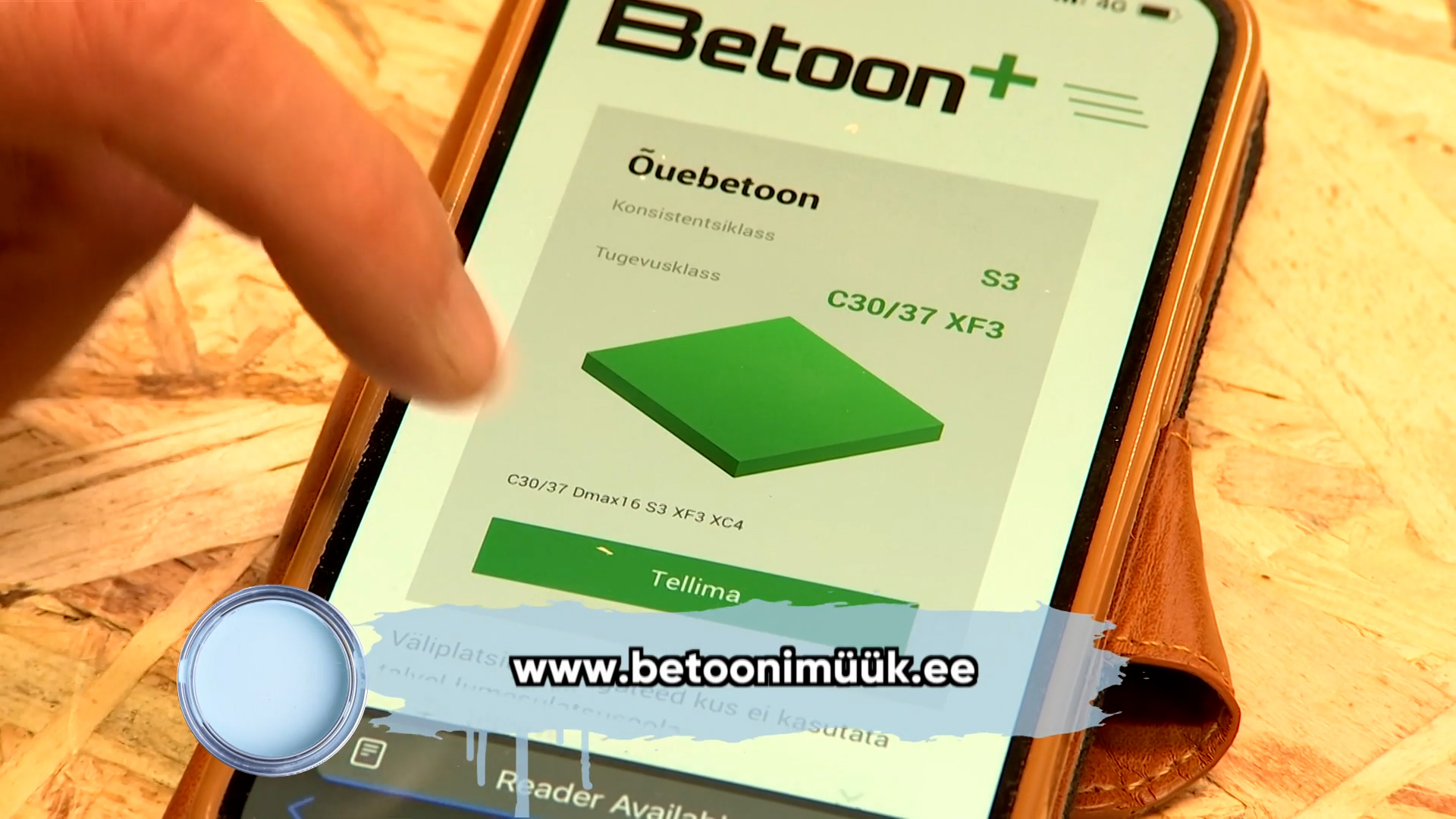 Betoon+-i tellimiskeskkonna esitlus saates "Nurgakivi"